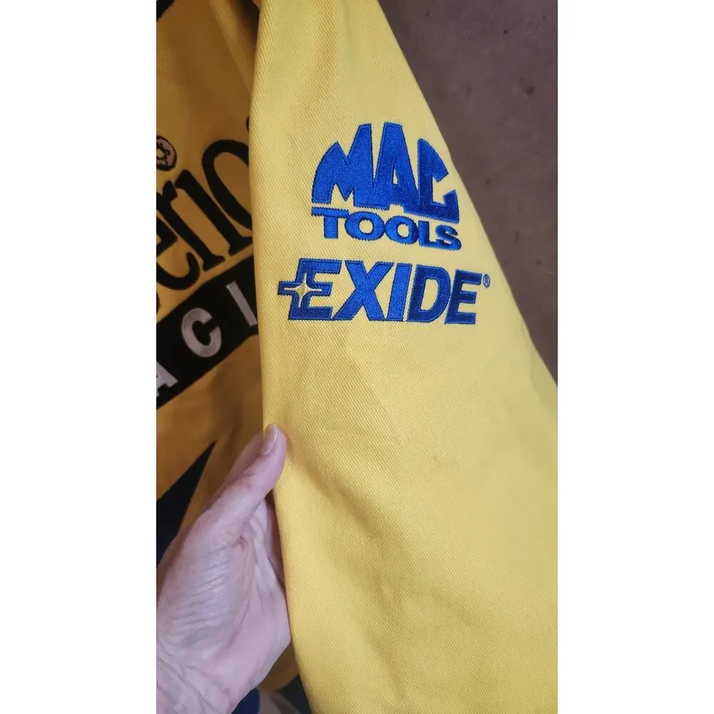 Vintage 90s Jeff Hamilton Cheerios NASCAR Jacket #26 Johnny Benson Roush L J69